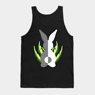 Easter Bunny Gray & White Tank Top